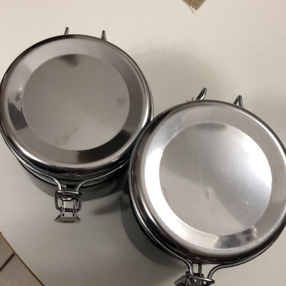 VTG Set of 2 Home Collection Anchor Hocking Canisters - Picture 4 of 9